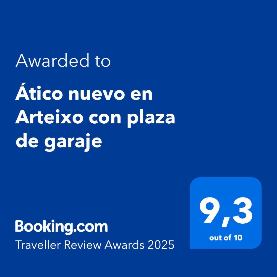 Atico Nuevo En Arteixo Con Plaza De Garaje Apartment Luaran gambar